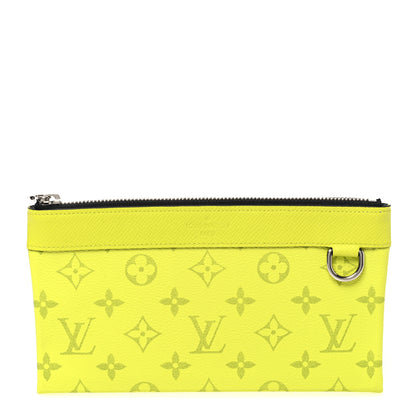 Louis Vuitton Taiga Monogram Pacific Discovery Pochette Yellow 1 of 7