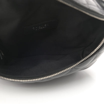 Chanel Calfskin Quilted Waist Belt Bag Black 5 of 11