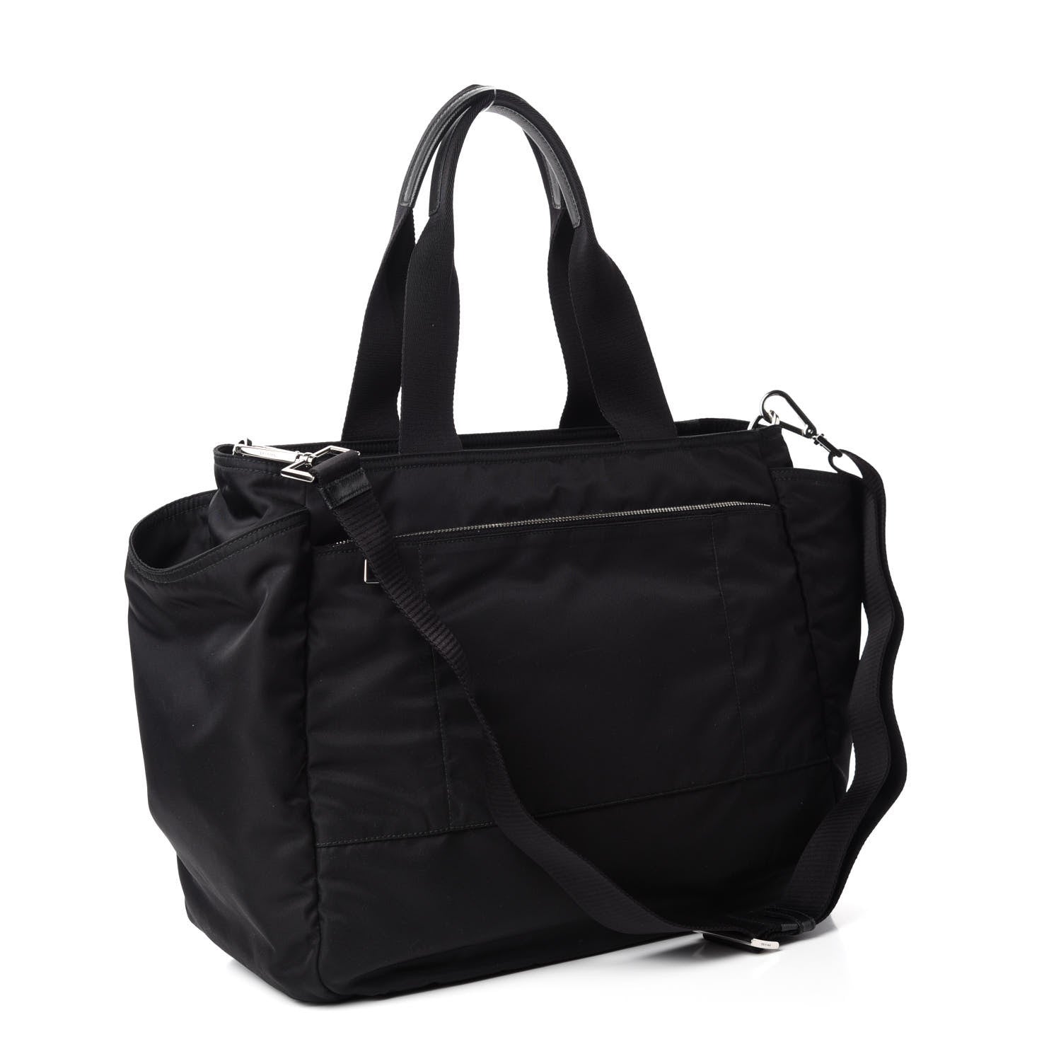 Prada Nylon Vela Baby Bag Black 4 of 12