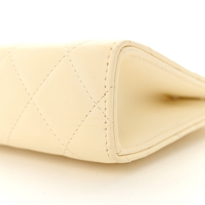 Chanel Lambskin Quilted Evening By The Sea Clutch White 10 of 12