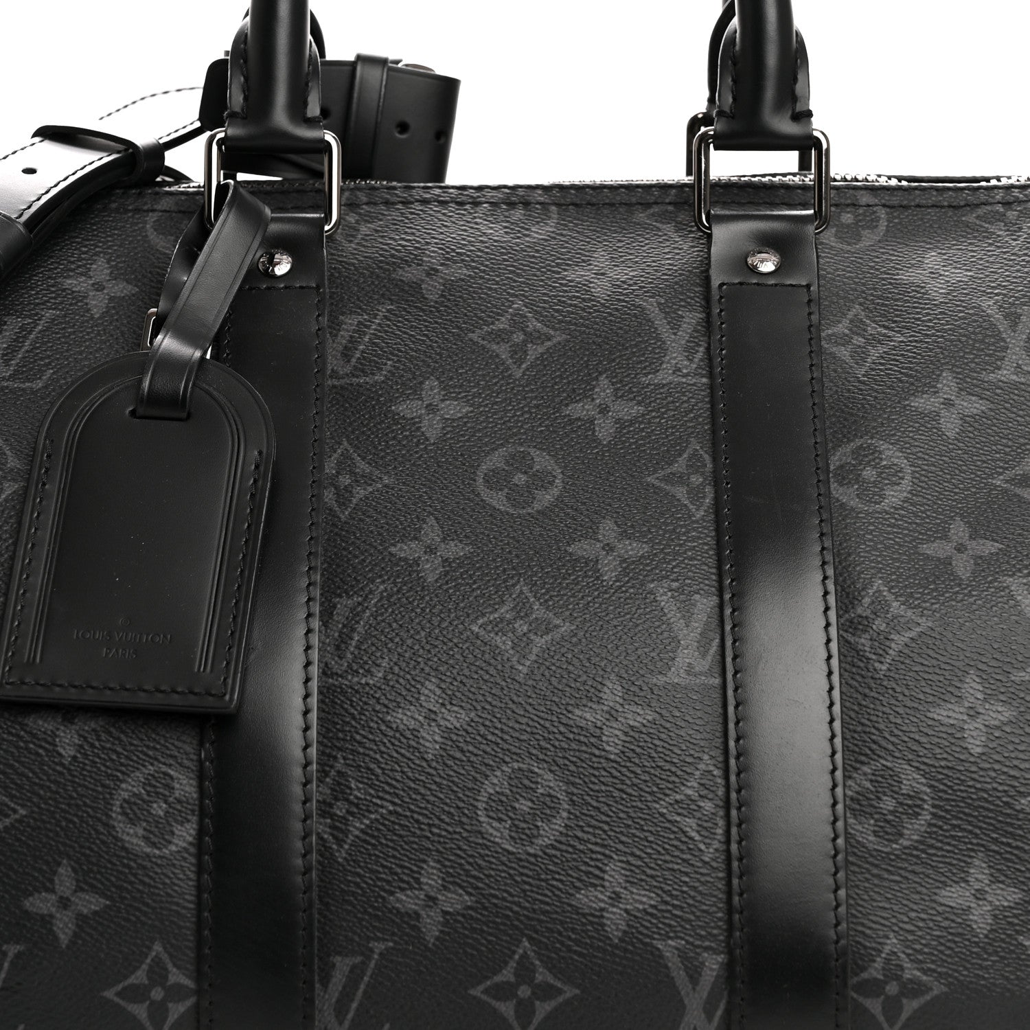 Louis Vuitton Monogram Eclipse Keepall Bandouliere 45 7 of 12