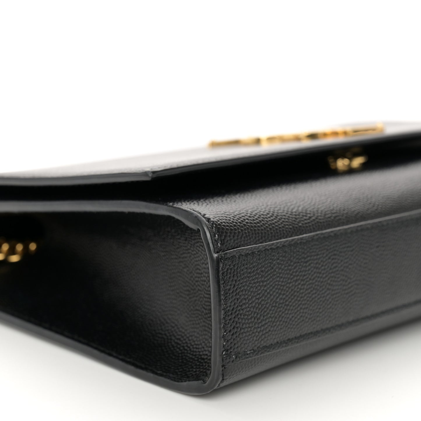 Grain De Poudre Medium Classic Monogram Kate Satchel Black