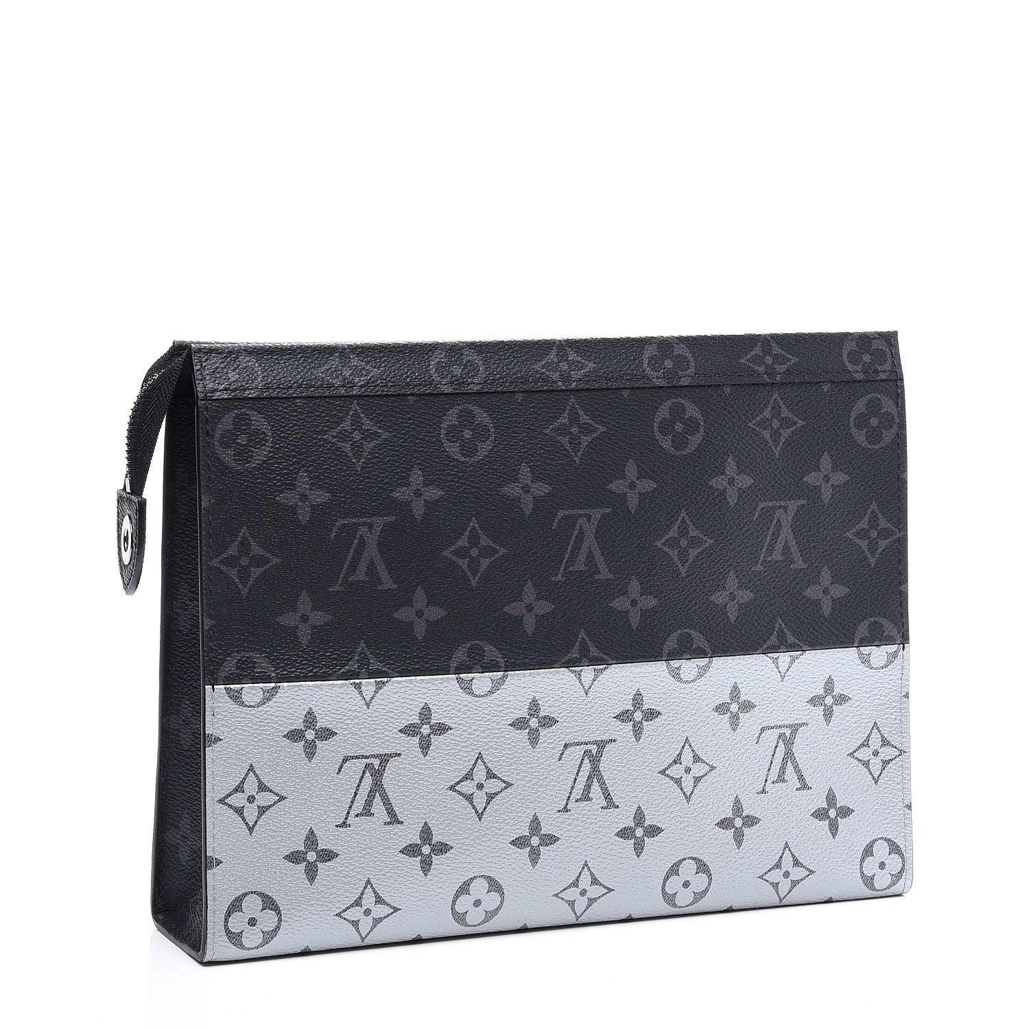 Louis Vuitton Monogram Eclipse Split Pochette Voyage MM 2 of 10