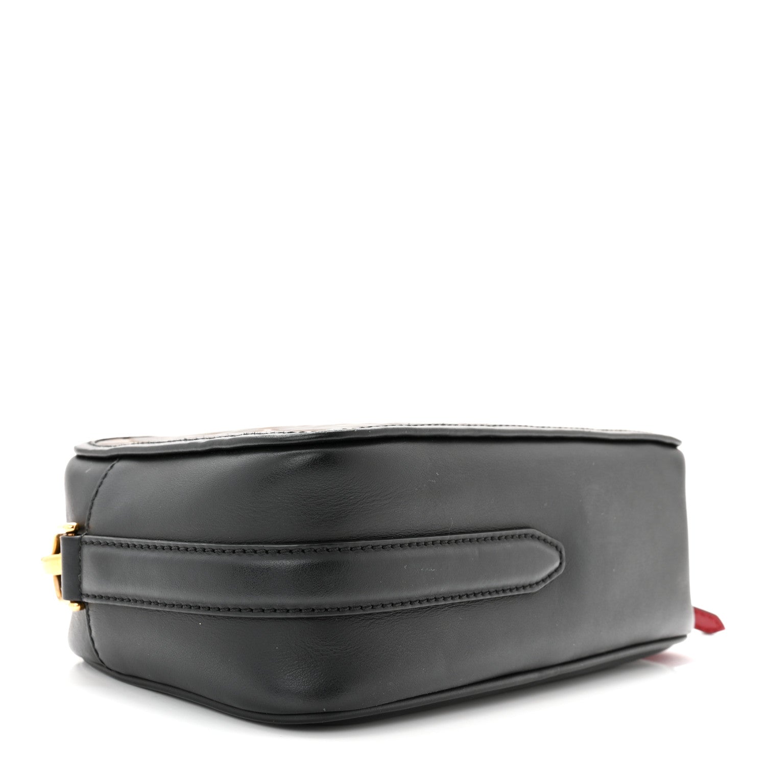 Fendi Vitello Century F is Fendi Bi-Color FF 1974 Embossed Camera Case Maya Black 4 of 10