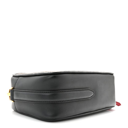 Fendi Vitello Century F is Fendi Bi-Color FF 1974 Embossed Camera Case Maya Black 4 of 10