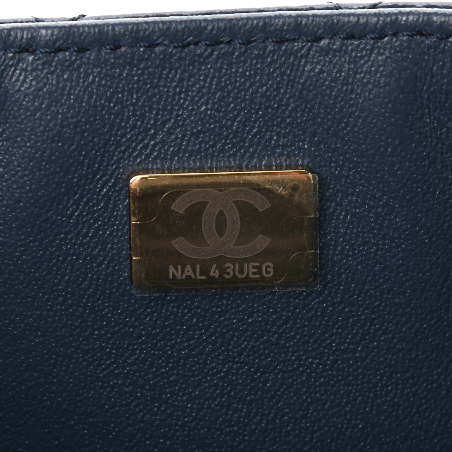 Aged Calfskin Quilted 2.55 Reissue Mini Flap Blue