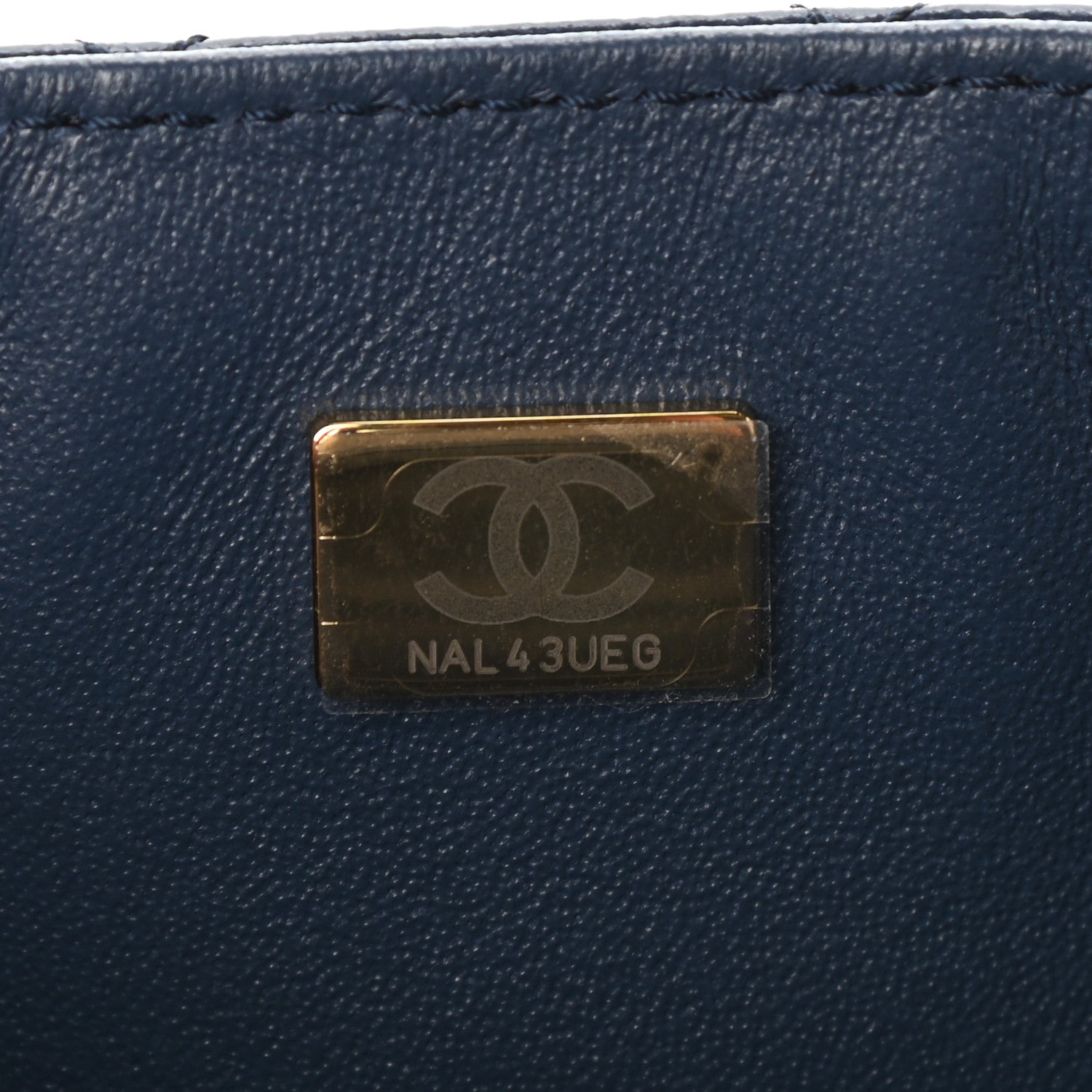 Chanel Aged Calfskin Quilted 2.55 Reissue Mini Flap Blue 8 of 10