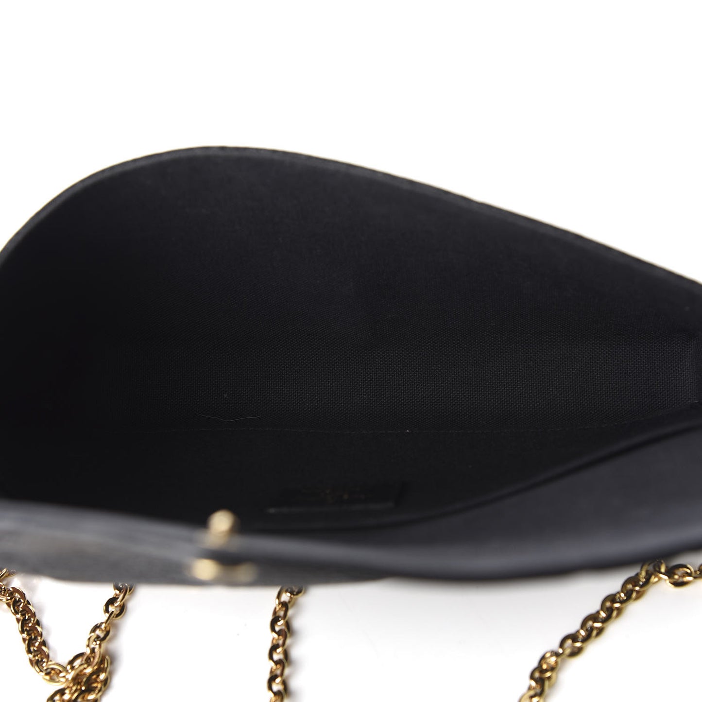 Empreinte Pochette Felicie Chain Wallet Black