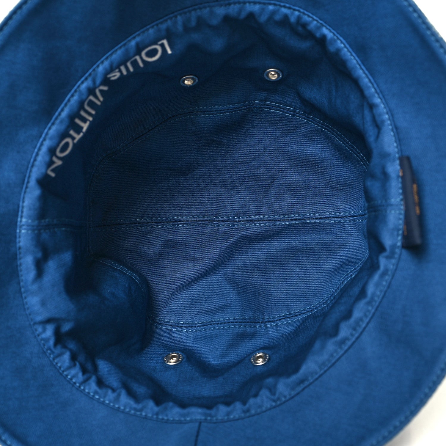 Louis Vuitton Monogram Denim Transformable Bob Bucket Hat 58 Blue 7 of 8