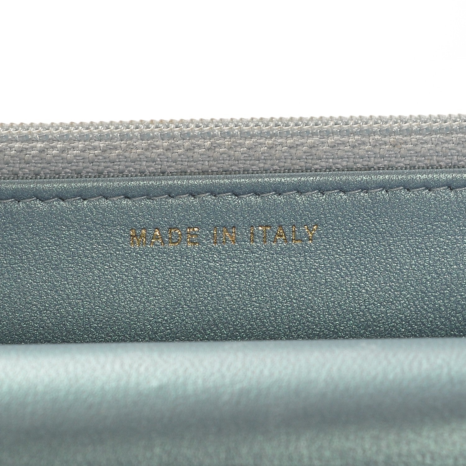 Chanel Patent Calfskin Quilted Boy Wallet On Chain WOC Light Blue 7 of 8