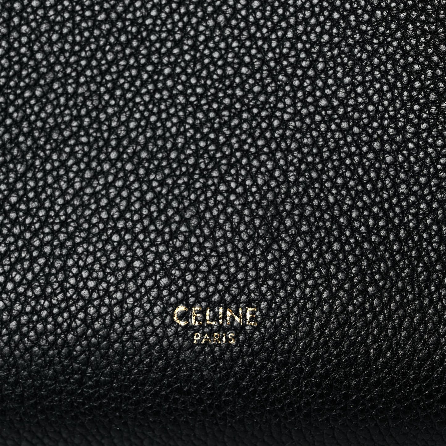 Soft Grained Calfskin Small Sangle Bucket Bag Black