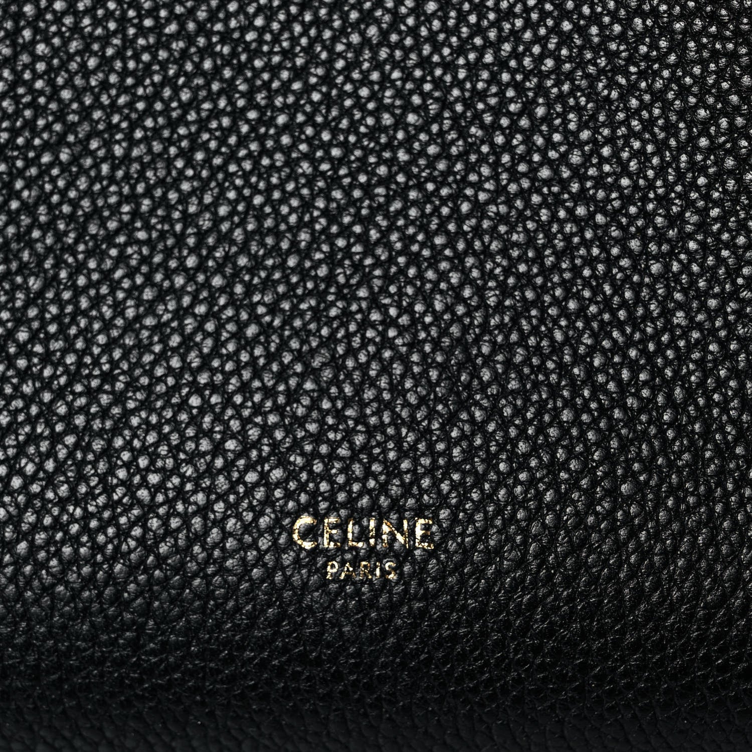 Celine Soft Grained Calfskin Small Sangle Bucket Bag Black 6 of 9
