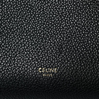 Celine Soft Grained Calfskin Small Sangle Bucket Bag Black 6 of 9