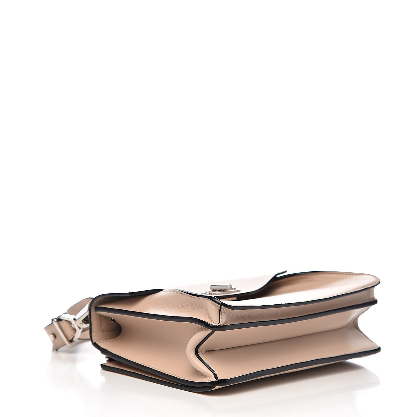Calfskin Small Hava Top Handle Bag Sand
