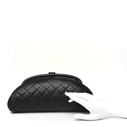 Chanel Caviar Quilted Timeless Clutch Black 2 of 8