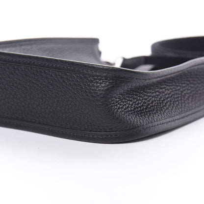 Hermes Taurillon Clemence Evelyne TPM Black 10 of 11
