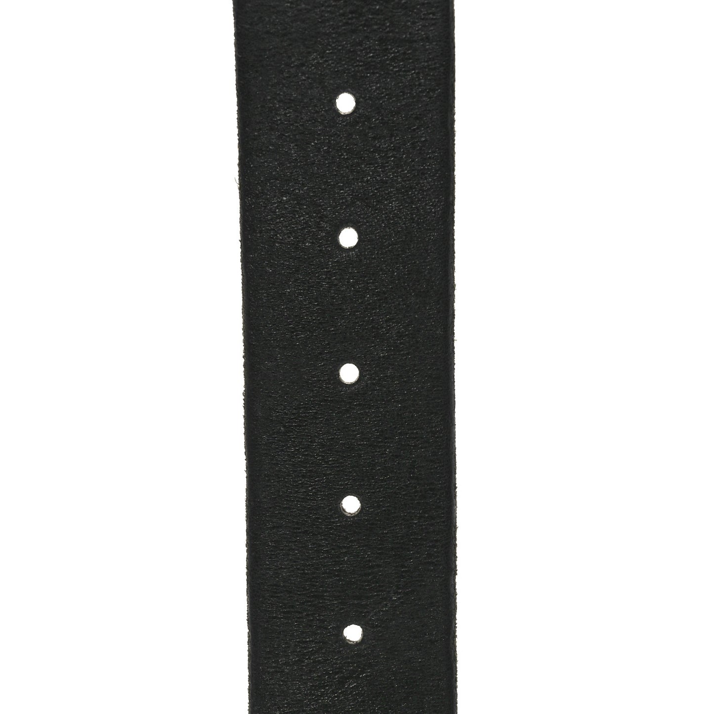 Calfskin Brass Feline Buckle Belt 80 32 Black
