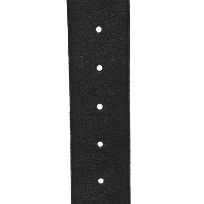 Gucci Calfskin Brass Feline Buckle Belt 80 32 Black 4 of 5