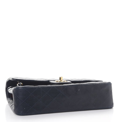 Chanel Lambskin Quilted Medium Double Flap Navy 4 of 15