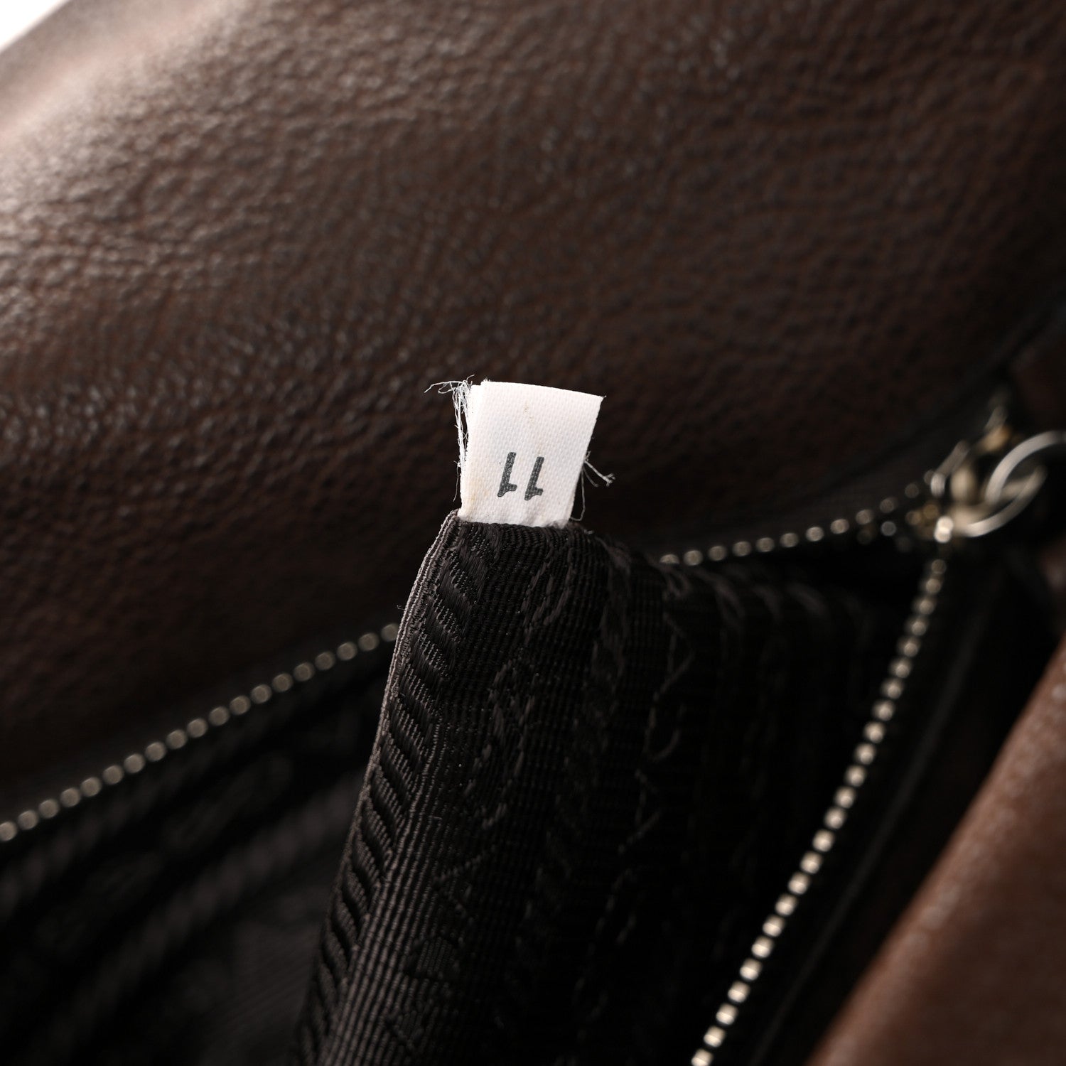 Prada Cervo Antik Easy Foldover Pushlock Satchel Bruciato 7 of 10