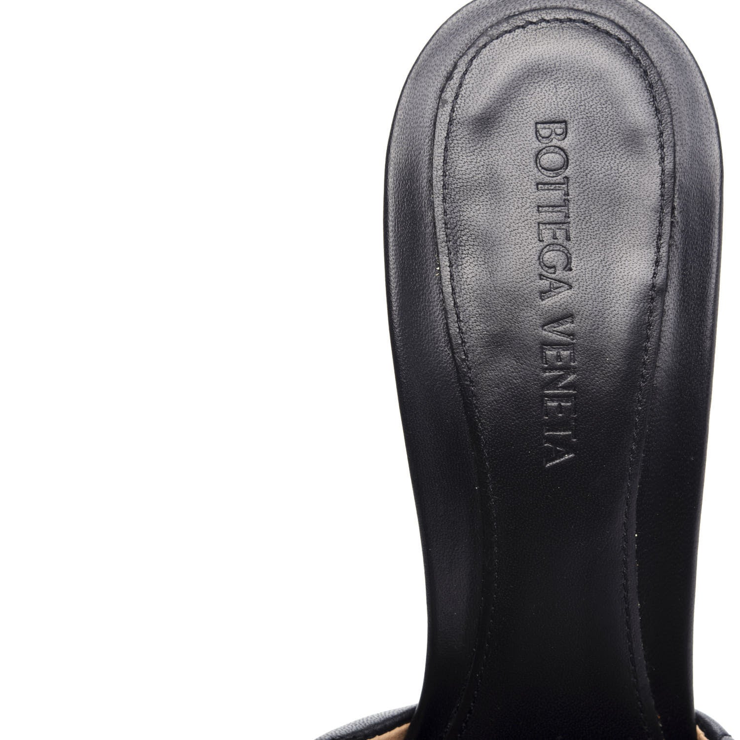 Bottega Veneta Nappa Matelasse Padded Mule Sandals 39.5 Black 8 of 11