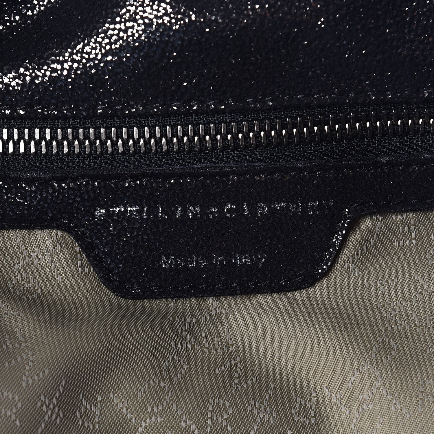 Stella McCartney Shaggy Deer Big Falabella Tote Black 7 of 10