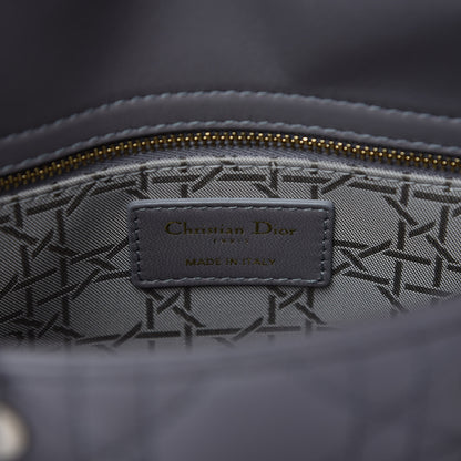 Christian Dior Lambskin Cannage Small My ABCDior Lady Dior Grey 8 of 10