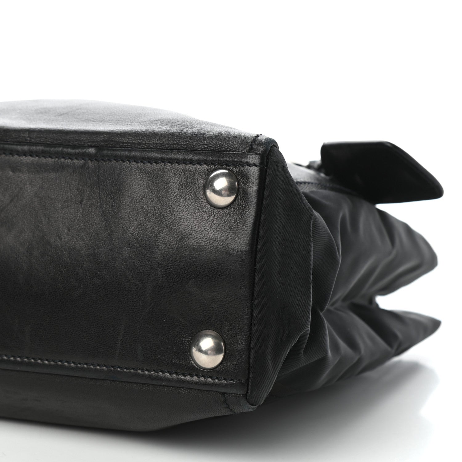 Prada Soft Calf Shopping Tote Black 8 of 9