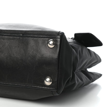 Prada Soft Calf Shopping Tote Black 8 of 9