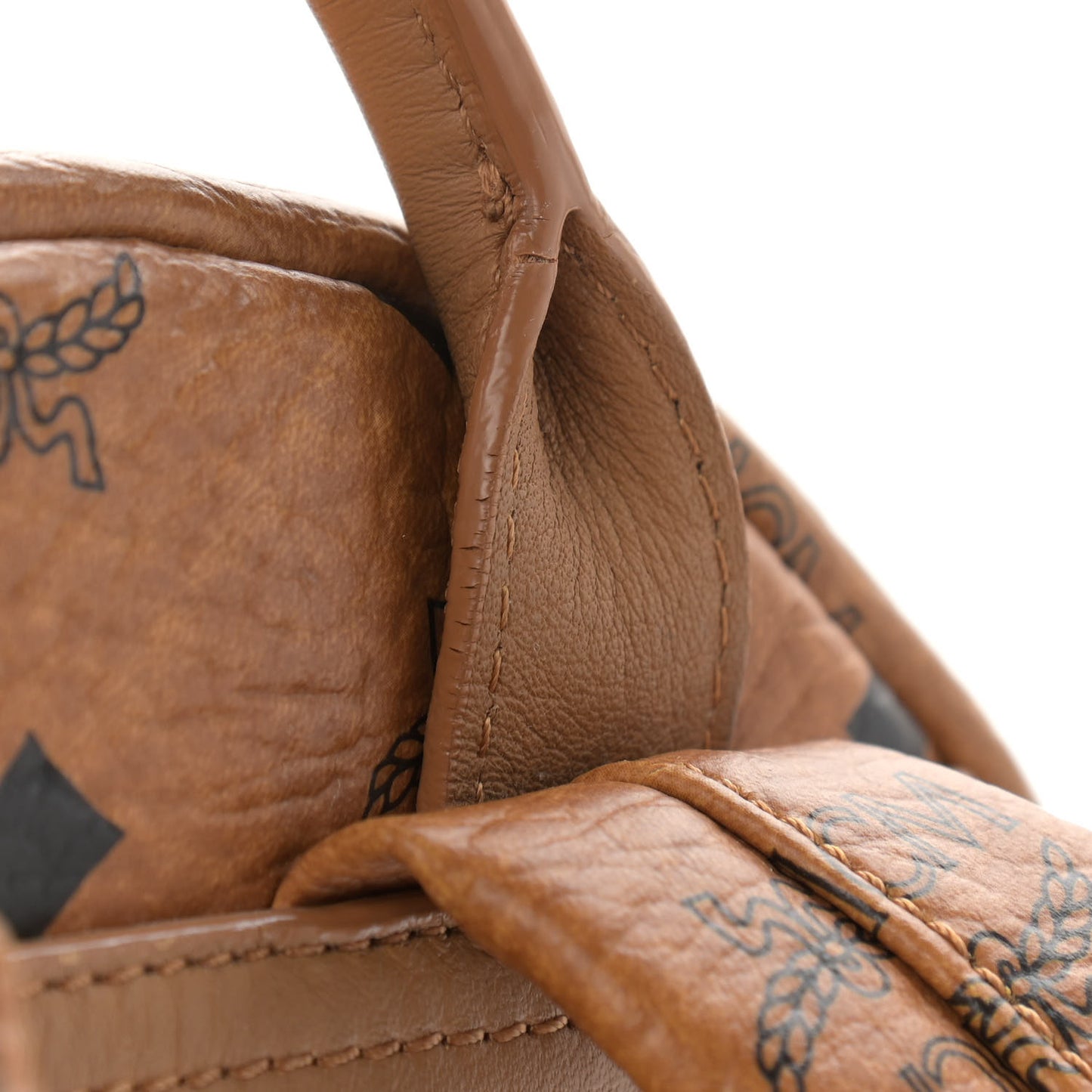 Visetos Side Stud Mini Stark Backpack Cognac