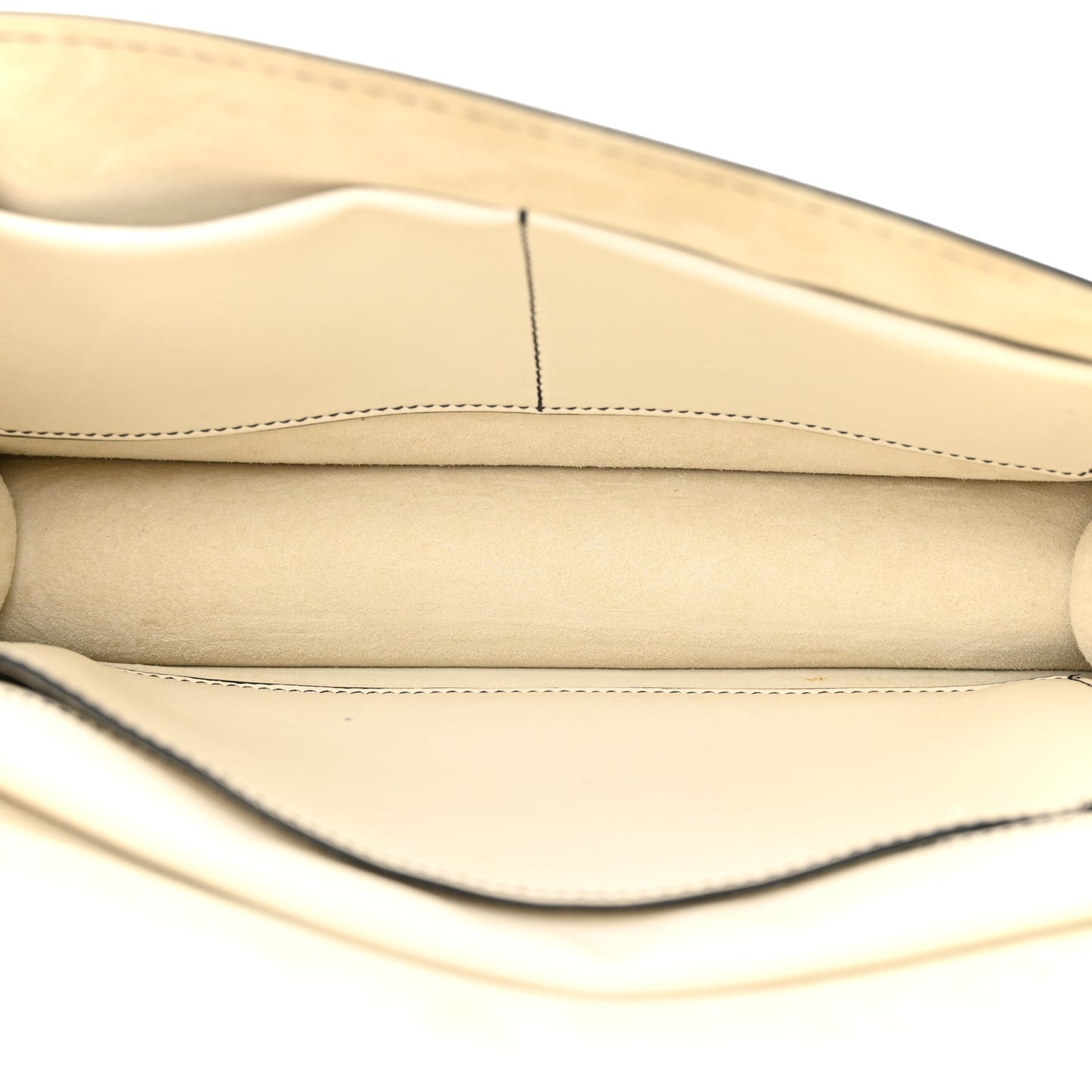Calfskin J'Adior Chain Flap Bag Off White