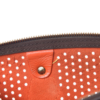 Louis Vuitton Monogram Perforated Speedy 30 Orange 13 of 27