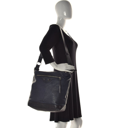 Balenciaga Agneau Mens Day Messenger Dark Night 2 of 12
