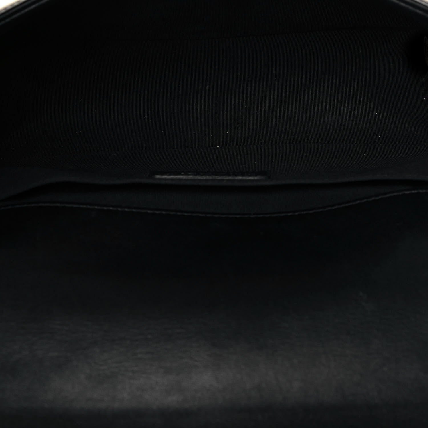 Chanel Lambskin Quilted Medium Boy Flap Black 5 of 13