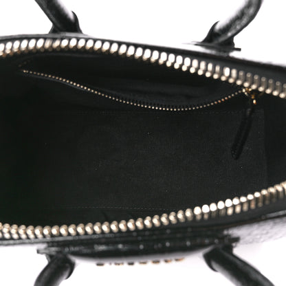 Givenchy Calfskin Crocodile Embossed Mini Antigona Black 5 of 11