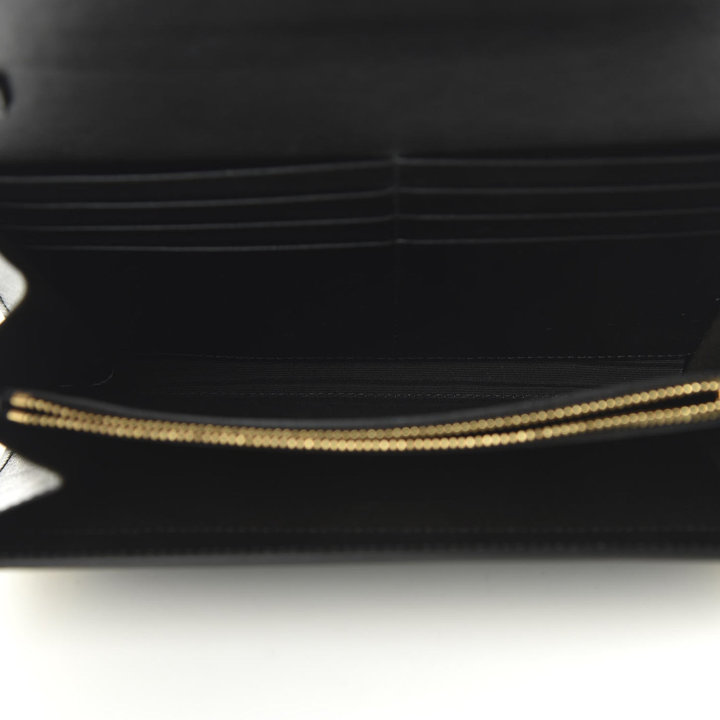 Calfskin 90's Vintage Logo Chain Evening Bag Black