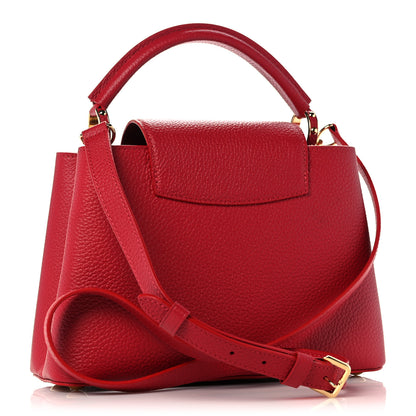 Louis Vuitton Taurillon Capucines BB Scarlet Red 3 of 9
