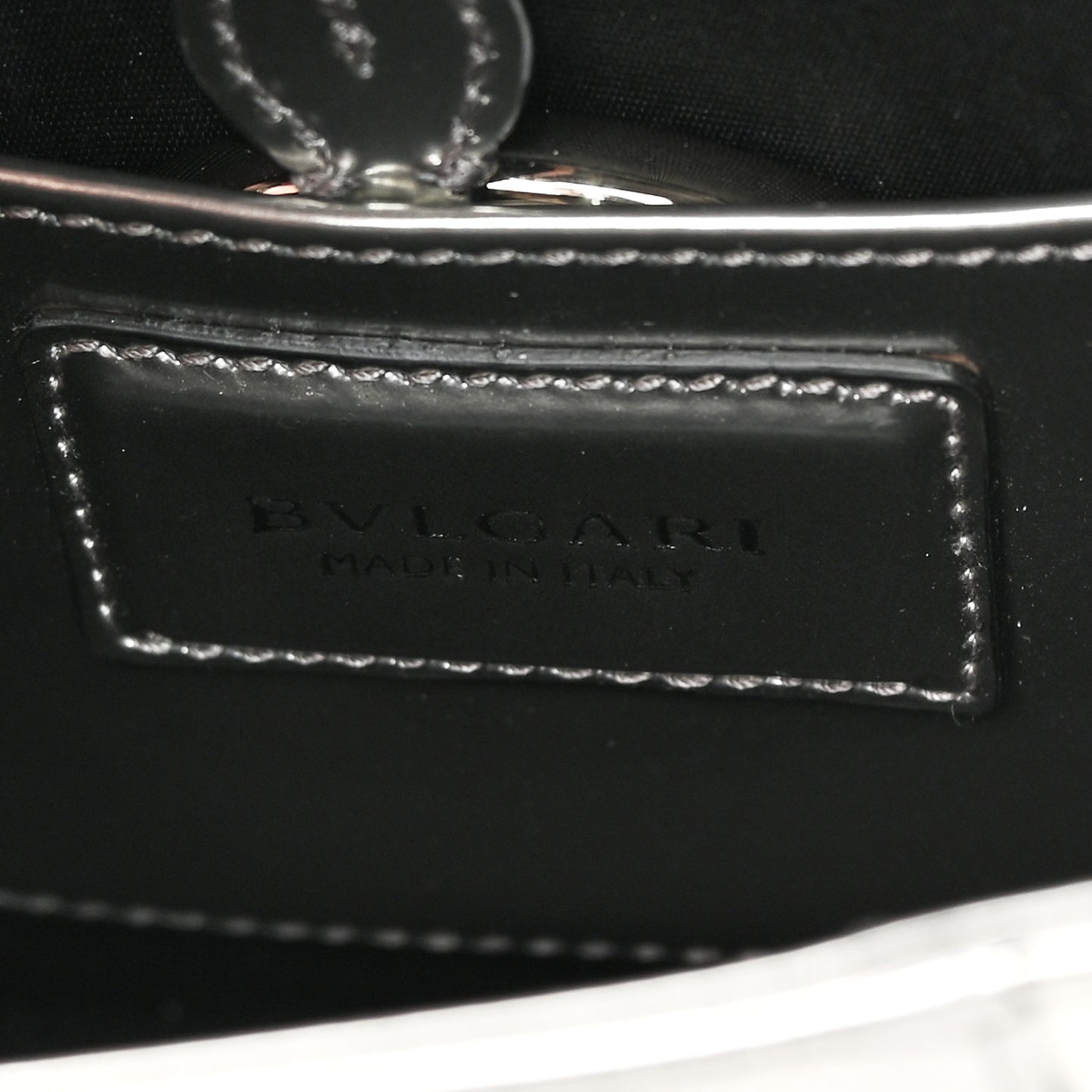 Metallic Calfskin Small Serpenti Forever Snake Strap Crossbody Bag Silver