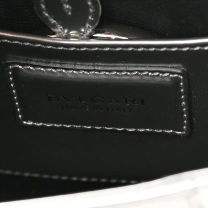 Bulgari Metallic Calfskin Small Serpenti Forever Snake Strap Crossbody Bag Silver 6 of 10