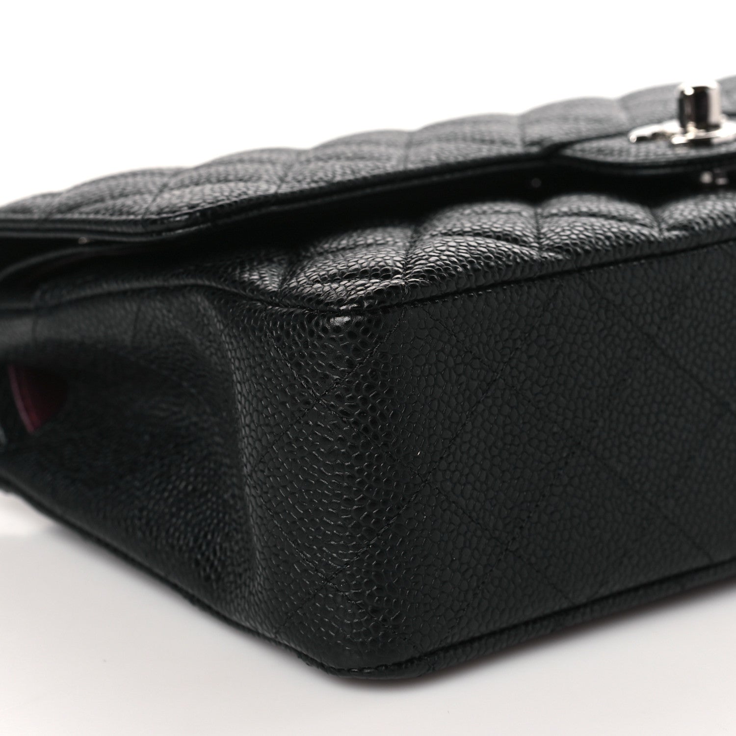 Chanel Caviar Quilted Medium Double Flap Black 8 of 10