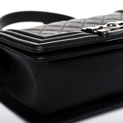 Chanel Caviar Quilted Small Boy Flap Black 12 of 18