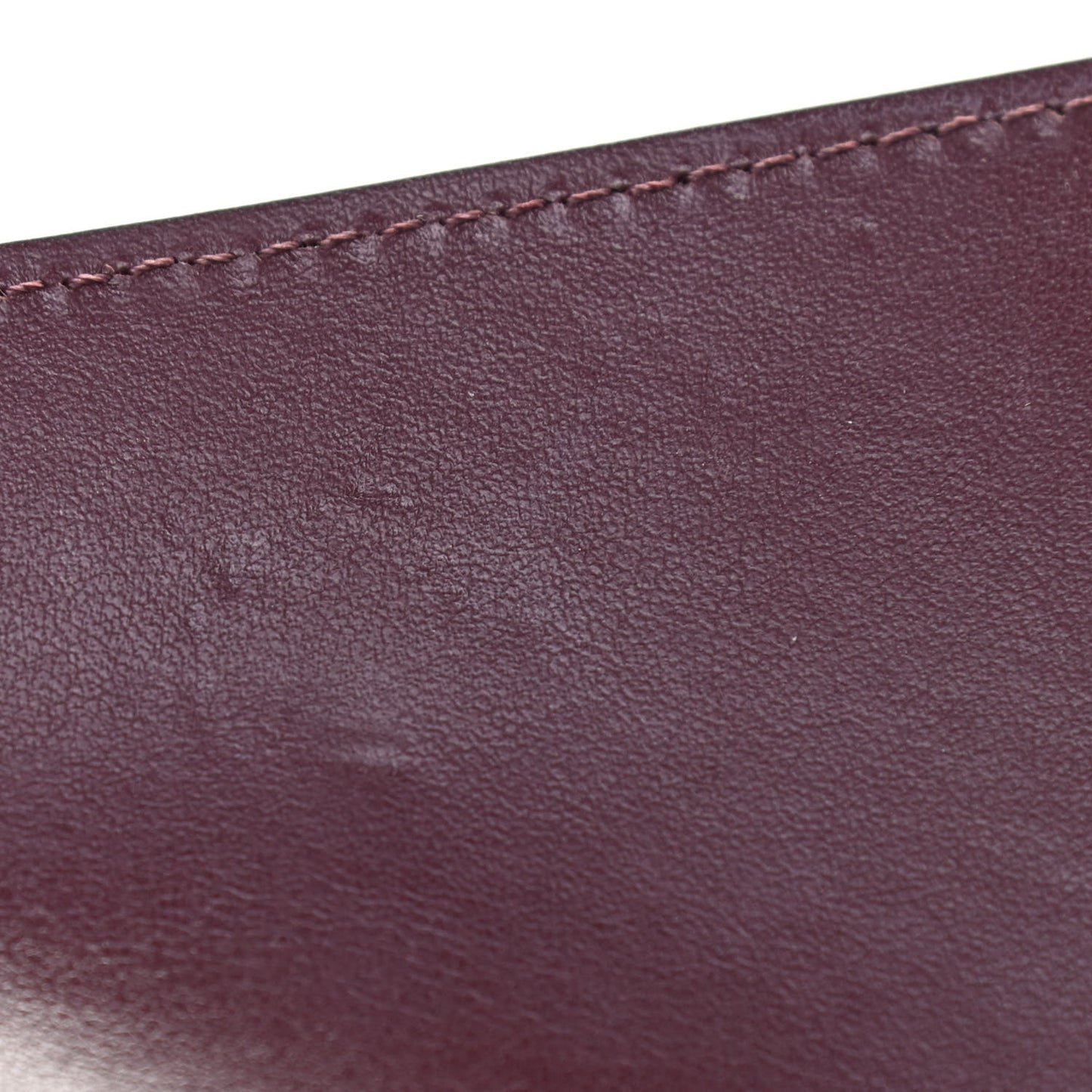 Calfskin Duetto Crossbody Bag Burgundy Pink