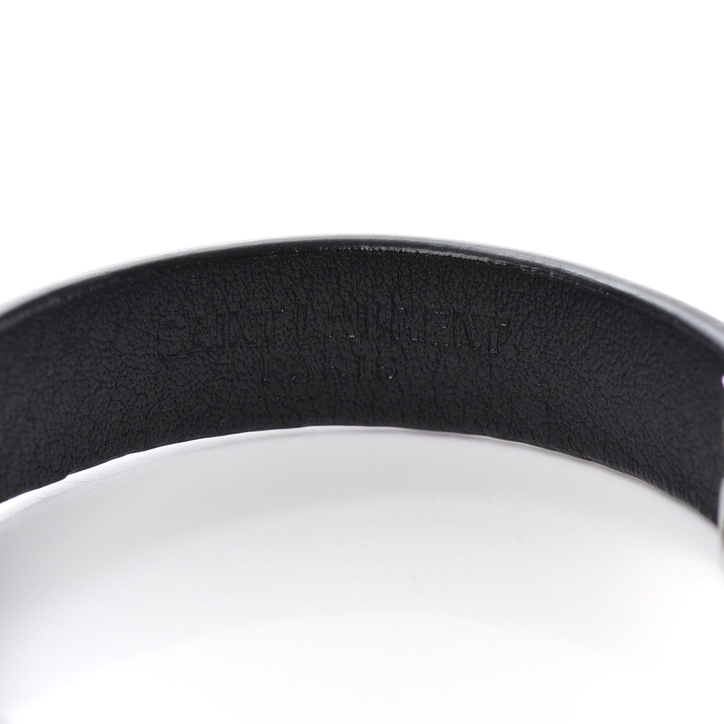 Patent Monogram Bracelet M Black