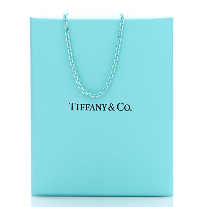 Tiffany Sterling Silver Enamel 1.75mm Chain Necklace 30" Blue 5 of 5