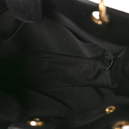 Chanel Caviar Quilted Petit Shopping Tote PST Black 5 of 13
