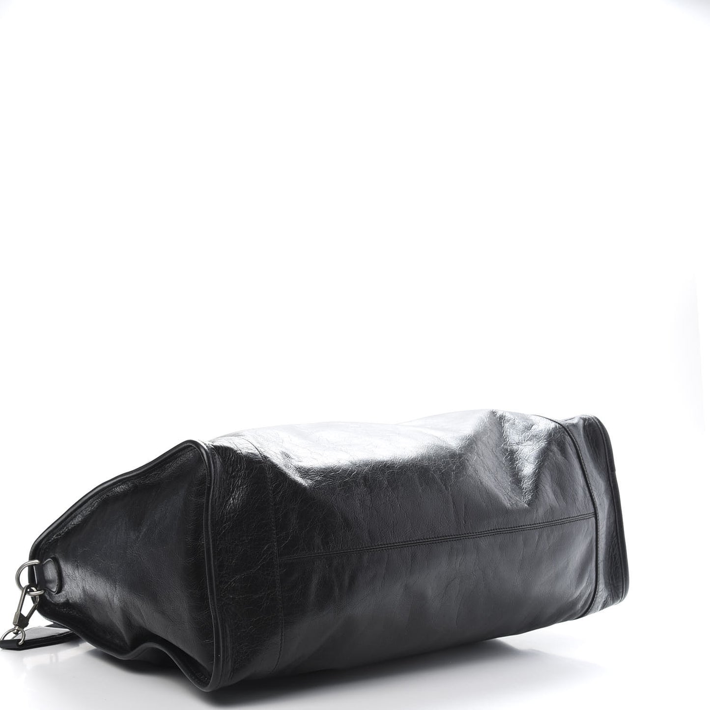 Fluffy Calfskin Morpheus Weekender Duffle Black