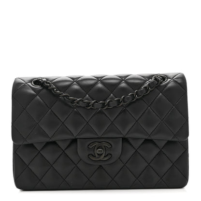 Chanel Lambskin Quilted Small Double Flap So Black 1 of 10