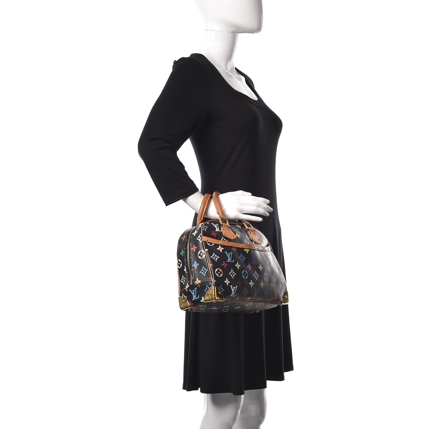 Monogram Multicolor Trouville Black