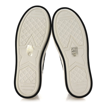 Christian Dior Canvas Jardin Botanique Embroidered Womens Walk'N'Dior Low Top Sneakers 38 Black Multicolor 6 of 10