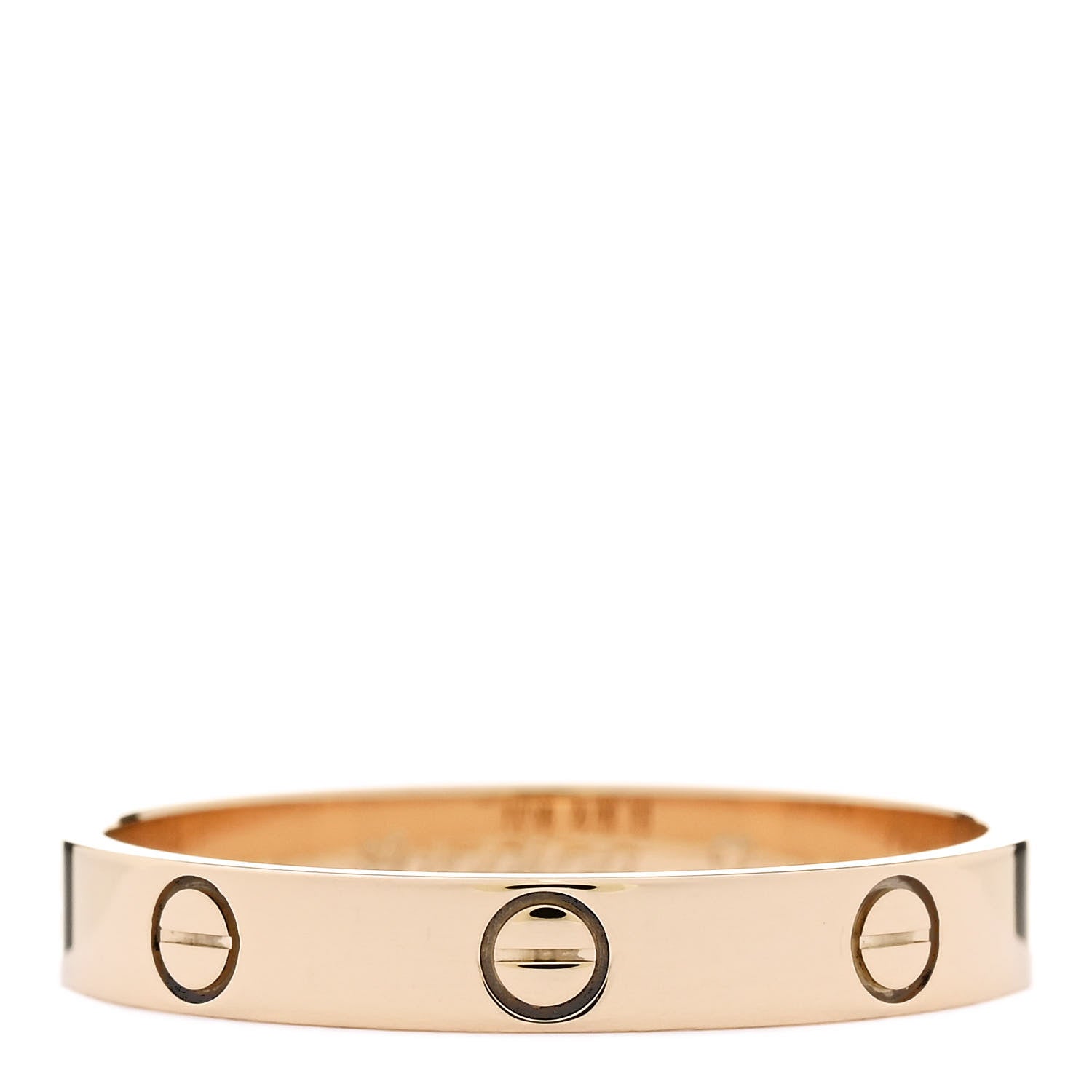 Cartier 18K Yellow Gold 3.5mm LOVE Wedding Band Ring 64 10.75 3 of 5